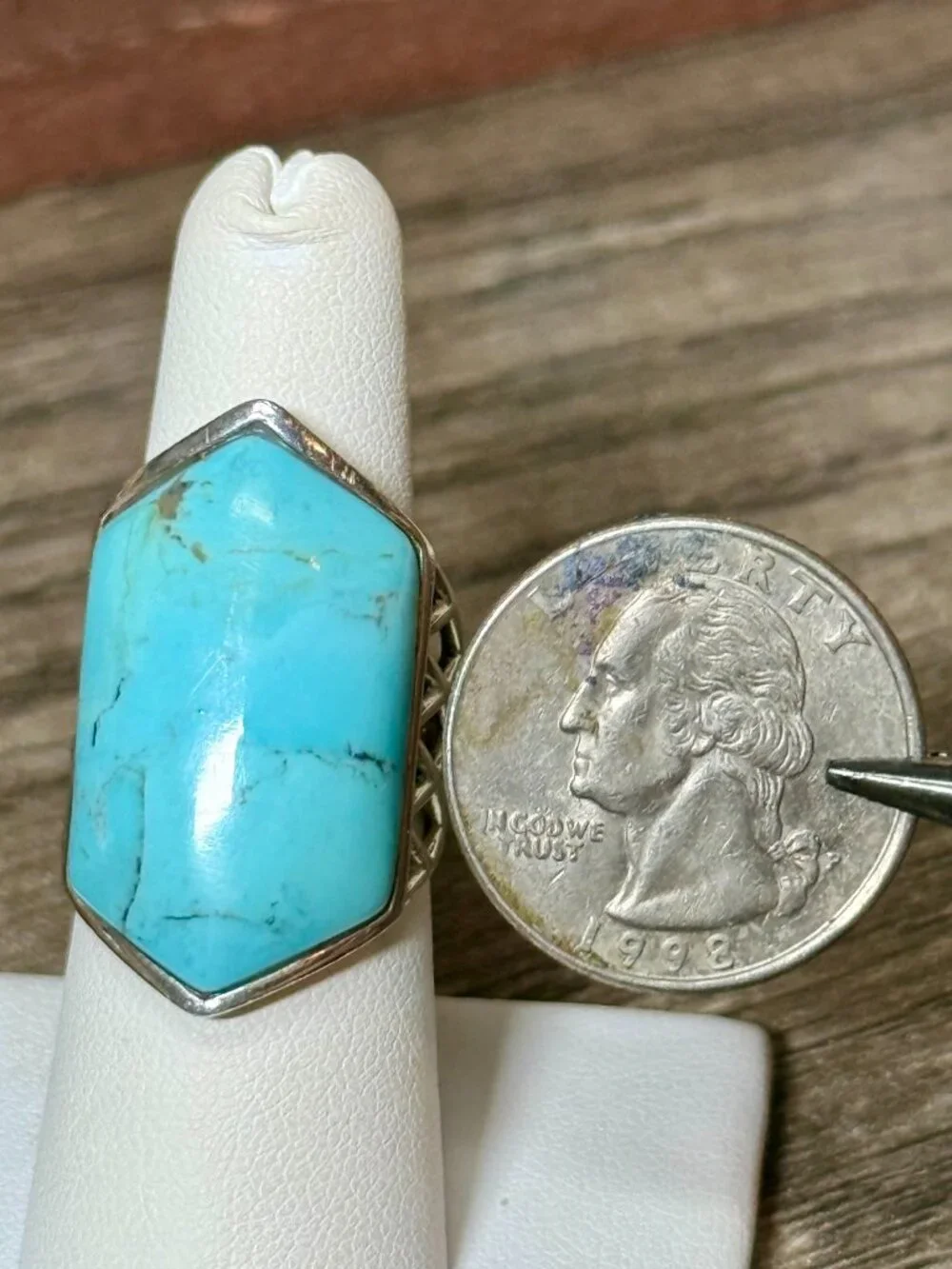 Barse sterling silver Turquoise ring